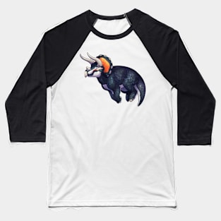 Cozy Triceratops Baseball T-Shirt